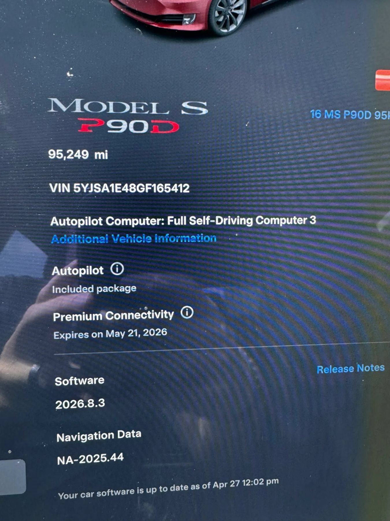 Used 2016 Tesla Model S P85D AWD/4WD image 11