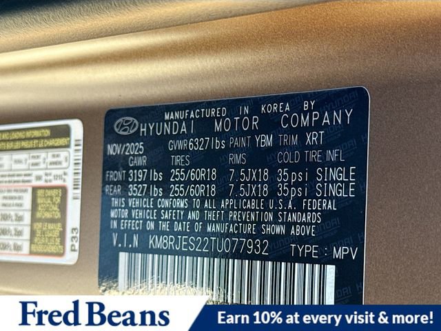 New 2026 Hyundai Palisade XRT Pro image 35