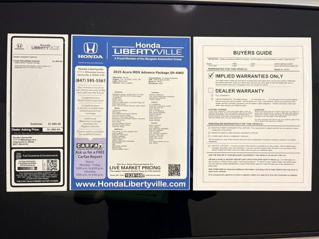 Used 2025 Acura MDX w/ Advance Package image 52