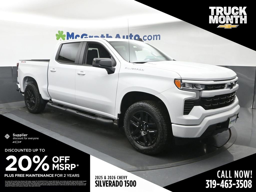 New 2026 Chevrolet Silverado 1500 RST w/ RST Select Package AWD/4WD image 1