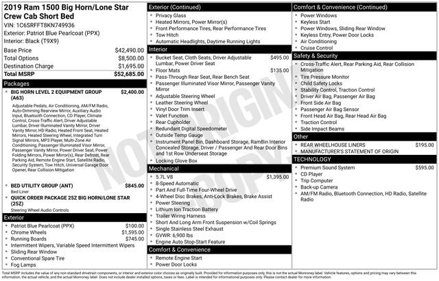 Used 2019 RAM 1500 Big Horn image 7