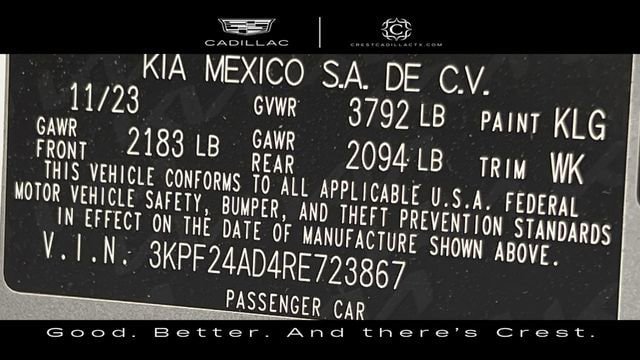 Used 2024 Kia Forte LXS w/ LXS Technology Package FWD image 26
