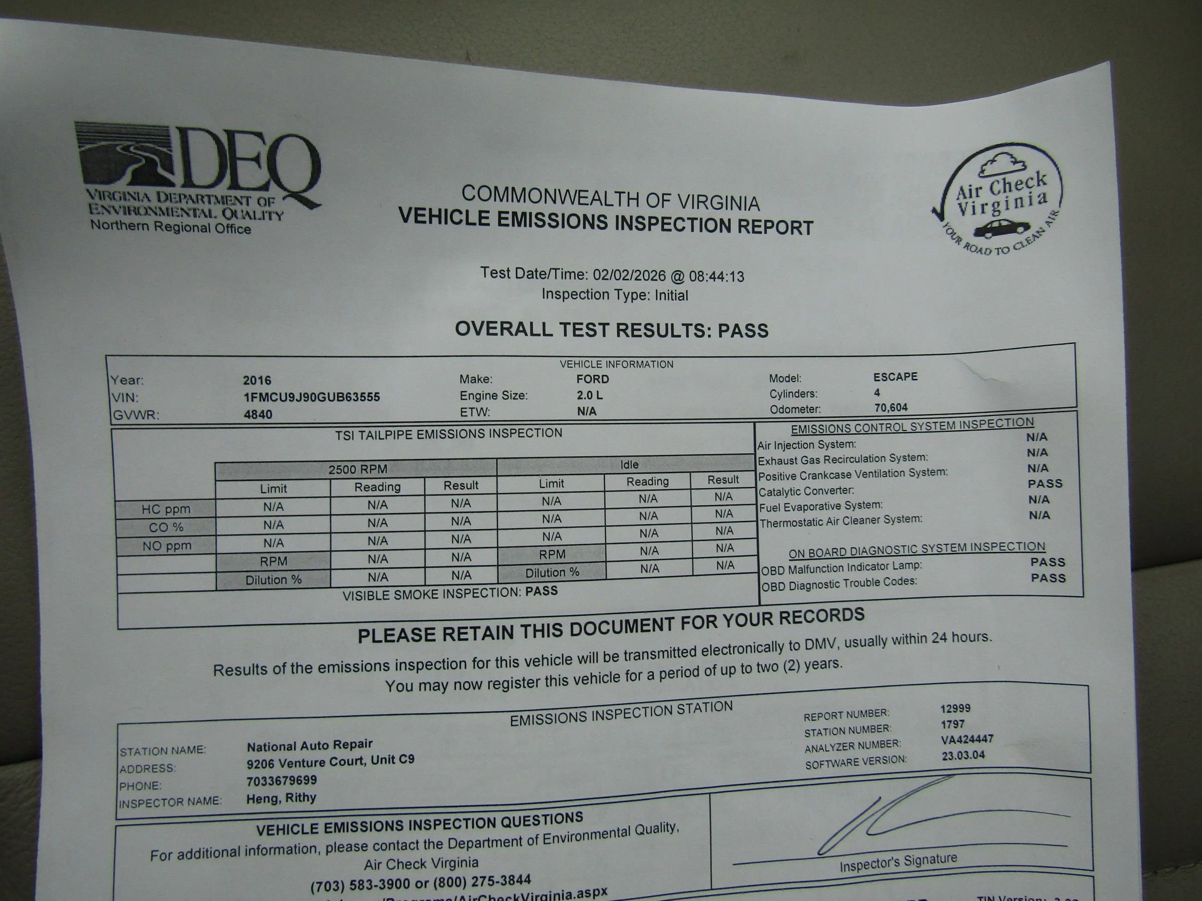 Used 2016 Ford Escape Titanium image 39