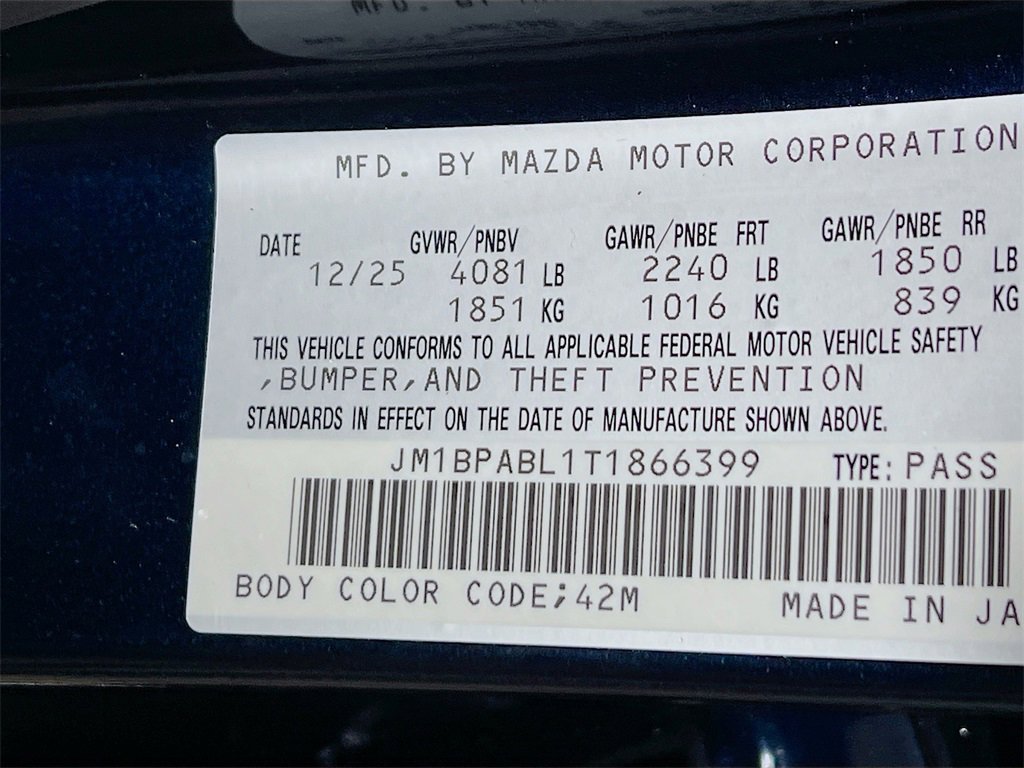 New 2026 MAZDA MAZDA3 s Sport image 24