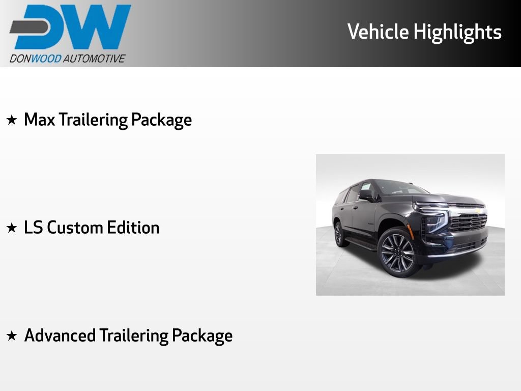 New 2026 Chevrolet Tahoe LS w/ LS Custom Edition AWD/4WD image 3