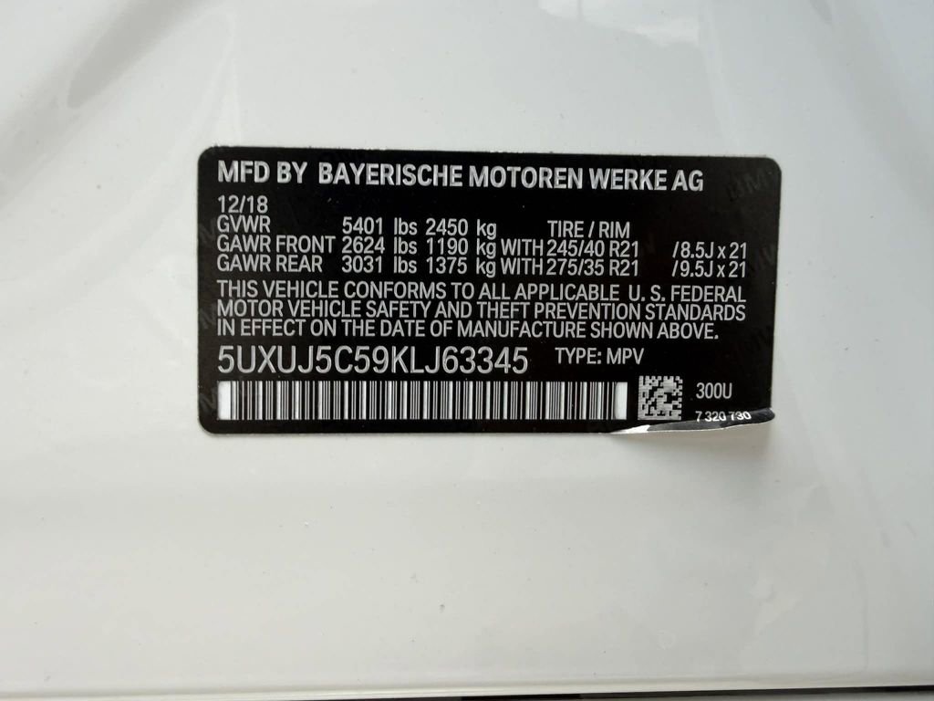 Used 2019 BMW X4 M40i w/ Executive Package AWD/4WD image 24