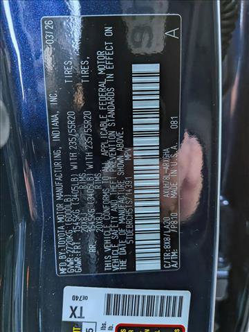 New 2026 Toyota Highlander Platinum image 18