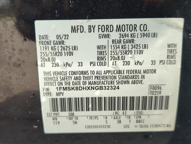 Used 2022 Ford Explorer XLT w/ Equipment Group 202A image 28