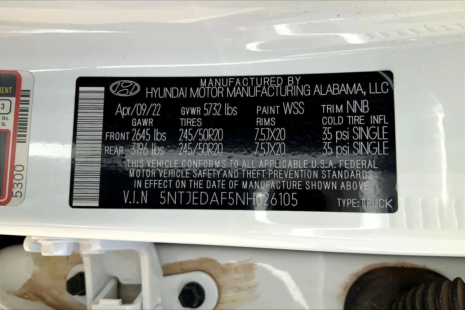Used 2022 Hyundai Santa Cruz Limited image 31
