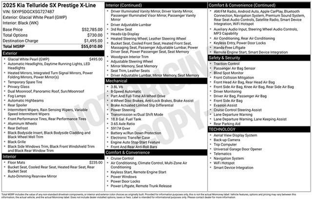 New 2025 Kia Telluride SX Prestige X-Line image 13
