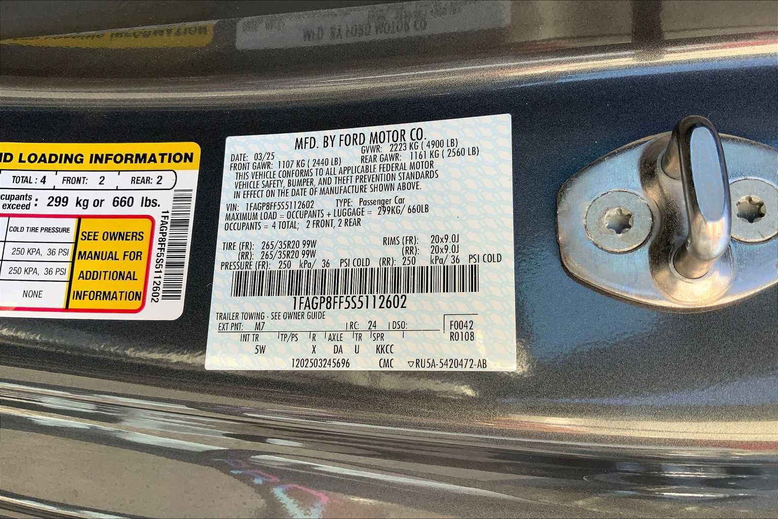 Certified 2025 Ford Mustang GT Premium image 33