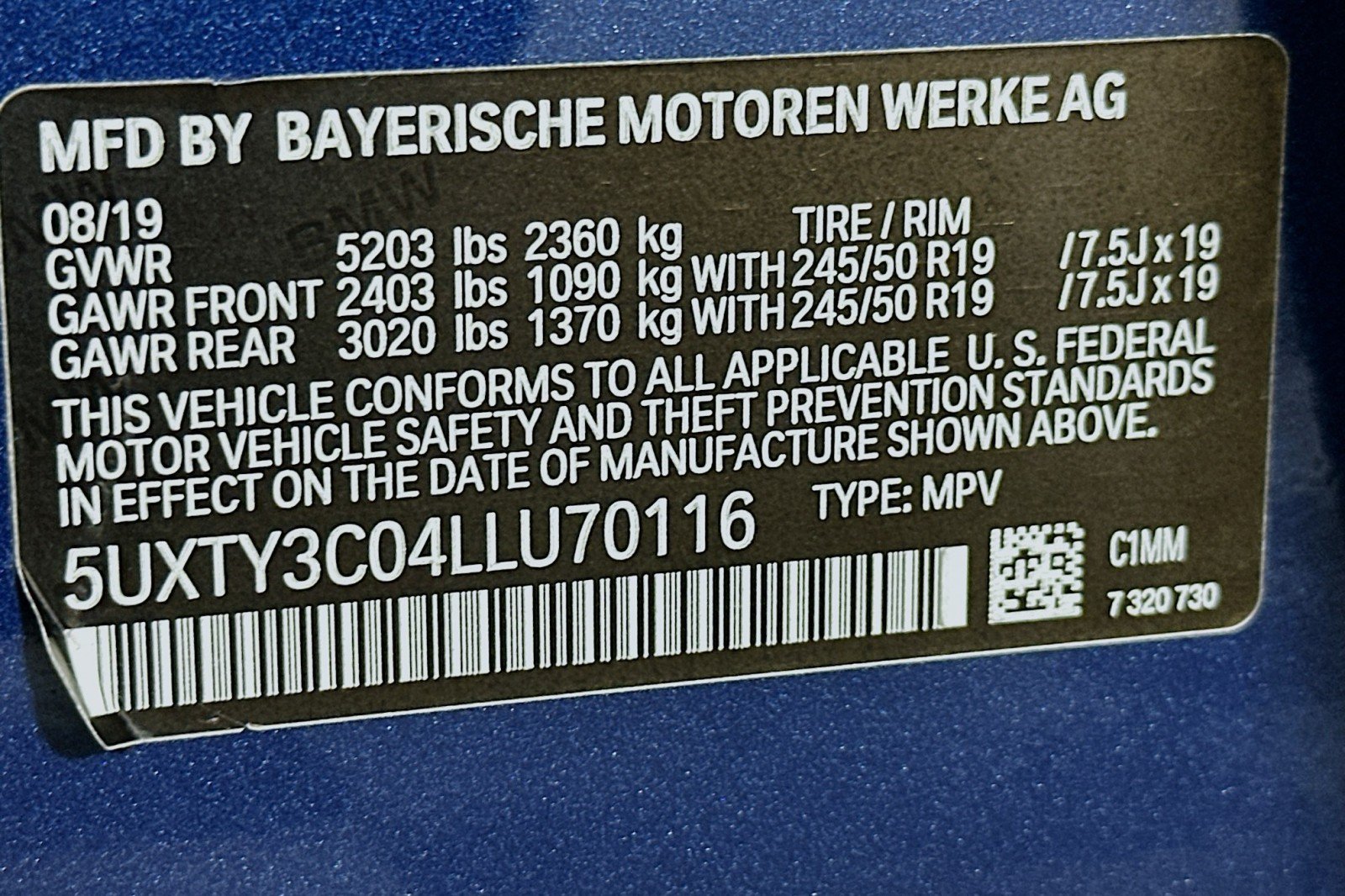 Used 2020 BMW X3 sDrive30i w/ Driving Assistance Package RWD image 24
