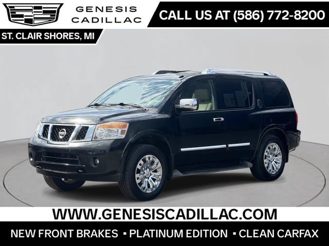 Used 2015 Nissan Armada Platinum w/ 2nd Row Captain Seat Package AWD/4WD image 1