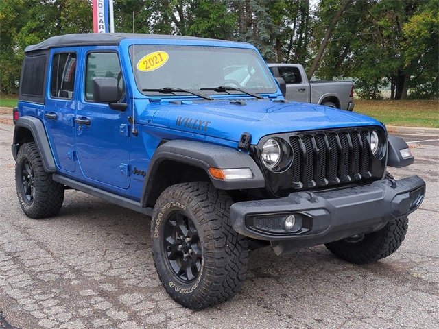 Used 2021 Jeep Wrangler Unlimited Willys image 7