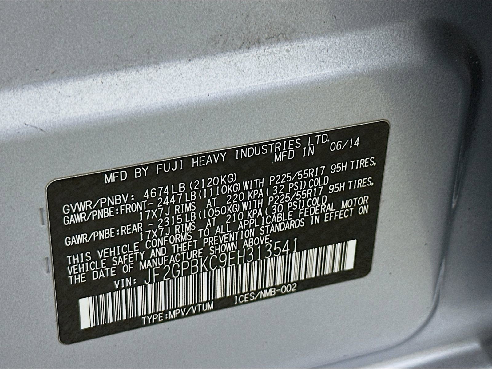 Used 2014 Subaru Crosstrek Touring AWD/4WD image 31
