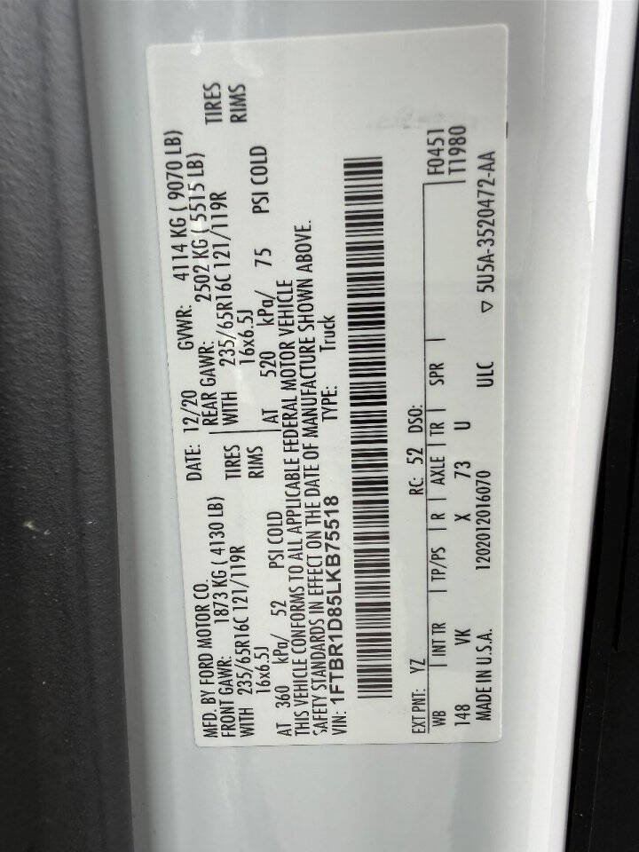 Used 2020 Ford Transit 250 Medium Roof RWD image 25