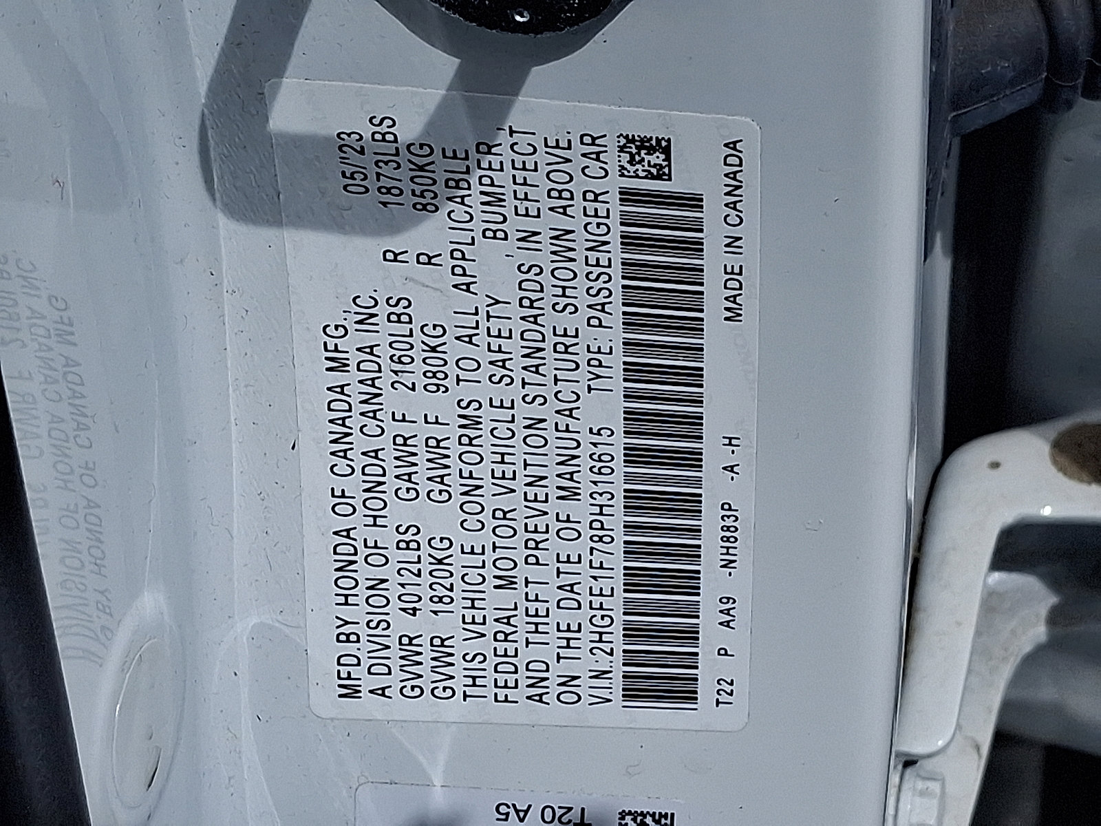 Used 2023 Honda Civic EX image 4