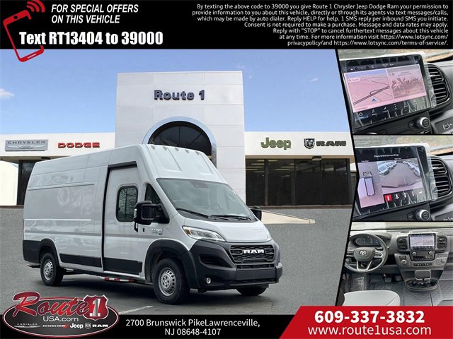 New 2024 RAM ProMaster 3500 w/ Delivery Van Package