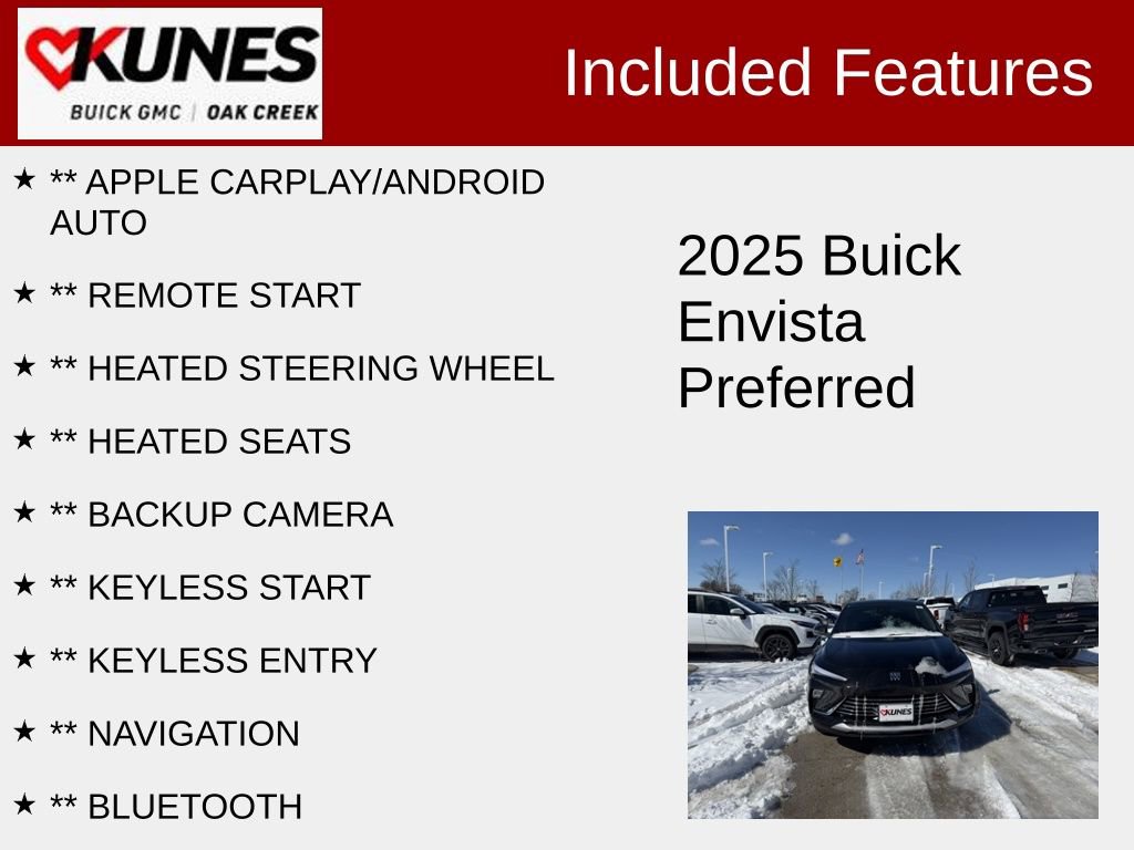 Used 2025 Buick Envista Preferred w/ Convenience I Package image 2