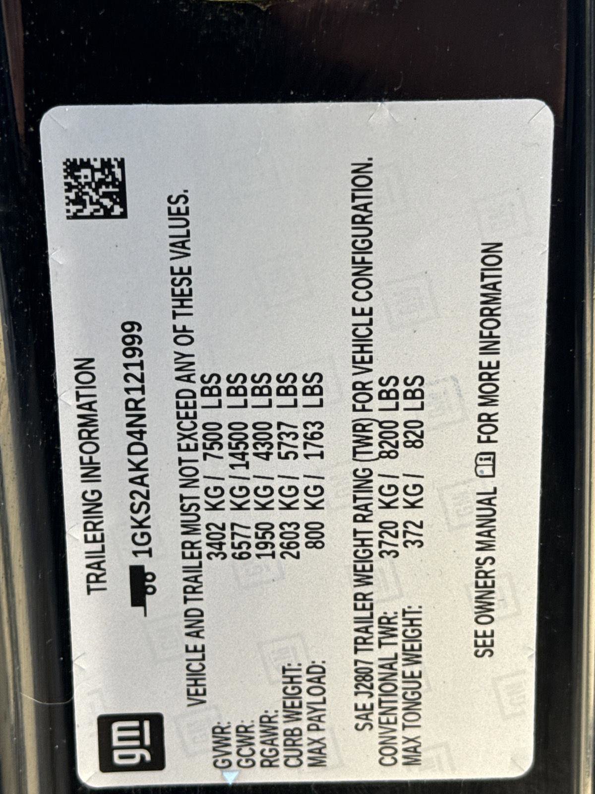 Used 2022 GMC Yukon SLE w/ Max Trailering Package image 10