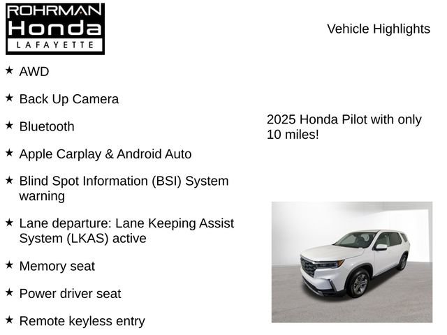 New 2025 Honda Pilot EX-L image 7