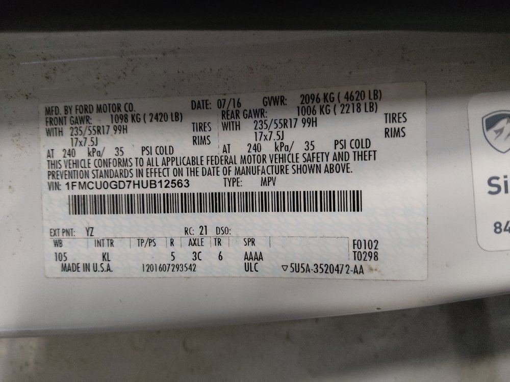 Used 2017 Ford Escape SE w/ Equipment Group 201A FWD image 33