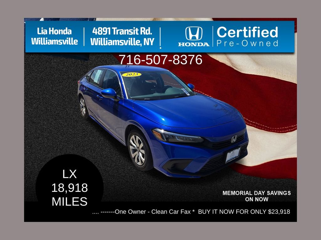 Used 2023 Honda Civic LX image 1