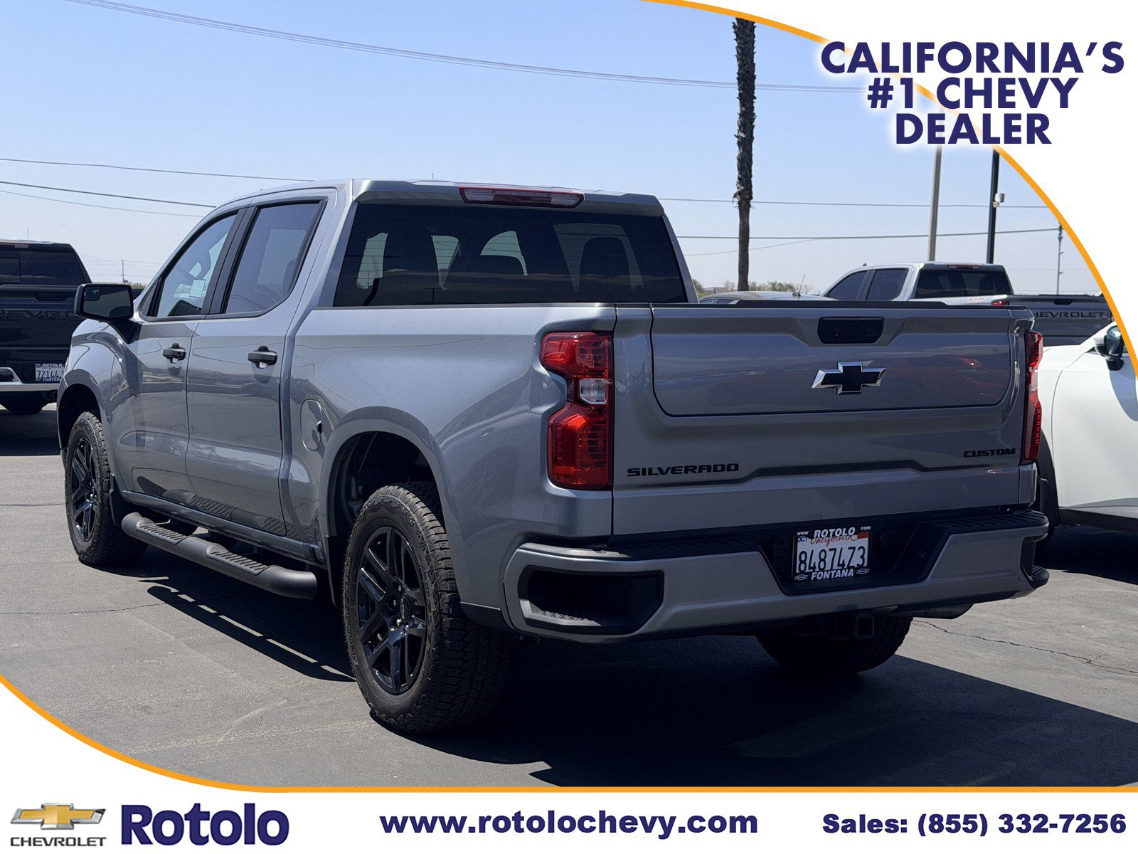 Used 2025 Chevrolet Silverado 1500 Custom w/ Turbomax Blackout Package RWD image 4