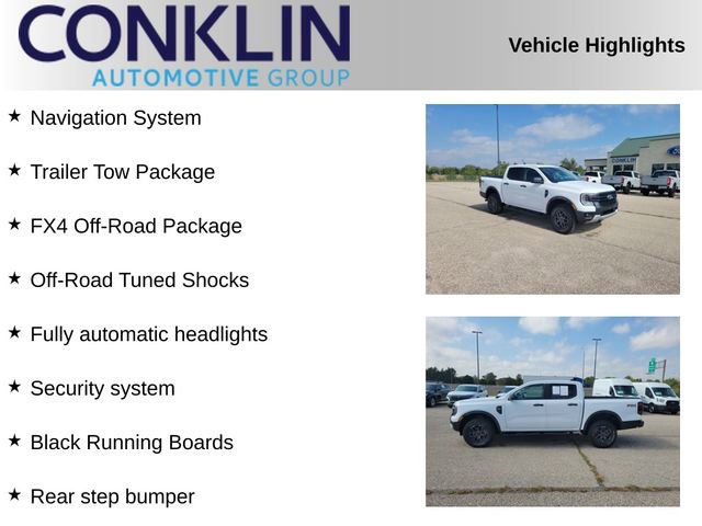 Used 2024 Ford Ranger XLT w/ FX4 Off-Road Package image 2