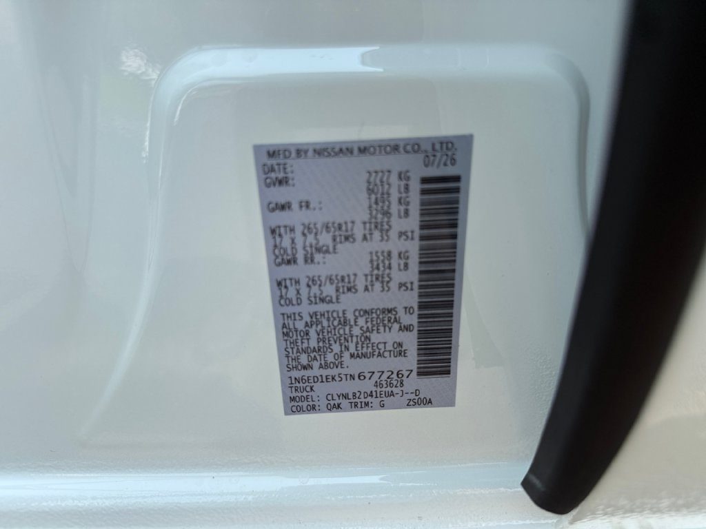 New 2026 Nissan Frontier SV w/ Tow Package AWD/4WD image 31