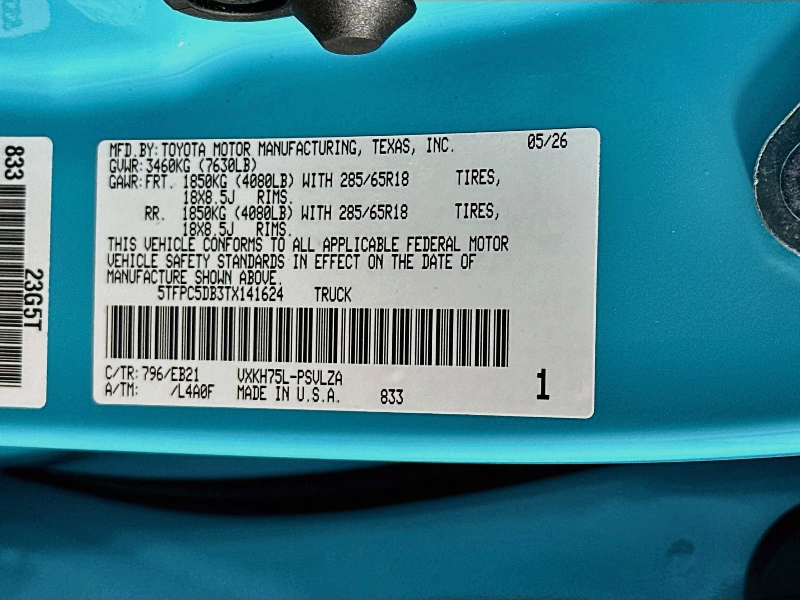 New 2026 Toyota Tundra TRD Pro AWD/4WD image 33