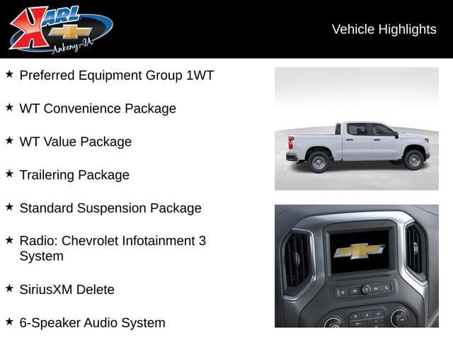 New 2026 Chevrolet Silverado 1500 W/T w/ WT Value Package AWD/4WD image 3