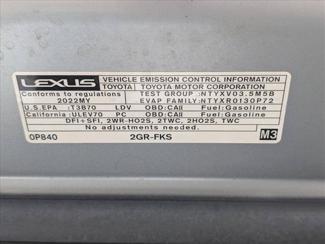 Used 2022 Lexus ES 350 w/ Premium Package FWD image 22