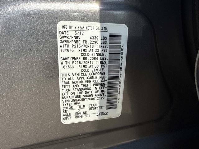 Used 2012 Nissan Rogue S FWD image 27