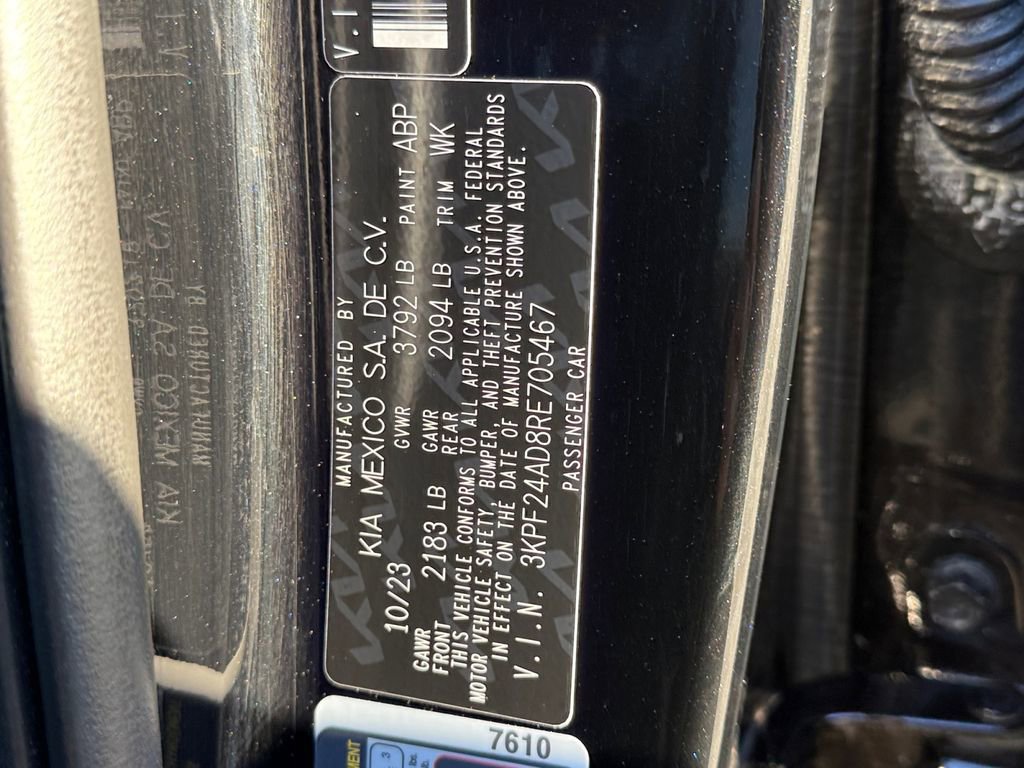 Certified 2024 Kia Forte LXS w/ LXS Technology Package image 26