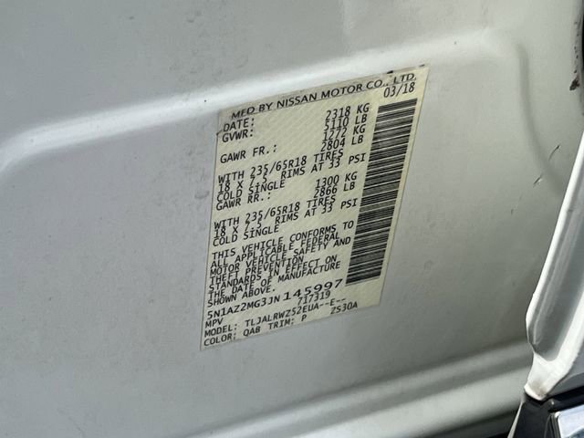 Used 2018 Nissan Murano SL w/ Moonroof Package image 37