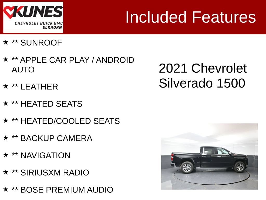 Used 2021 Chevrolet Silverado 1500 LTZ w/ LTZ Premium Package AWD/4WD video 2