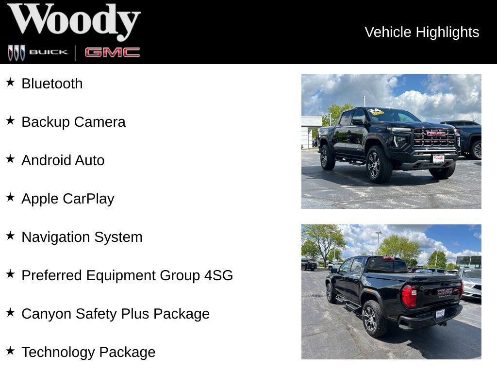 Certified 2024 GMC Canyon AT4 w/ Technology Package AWD/4WD image 3