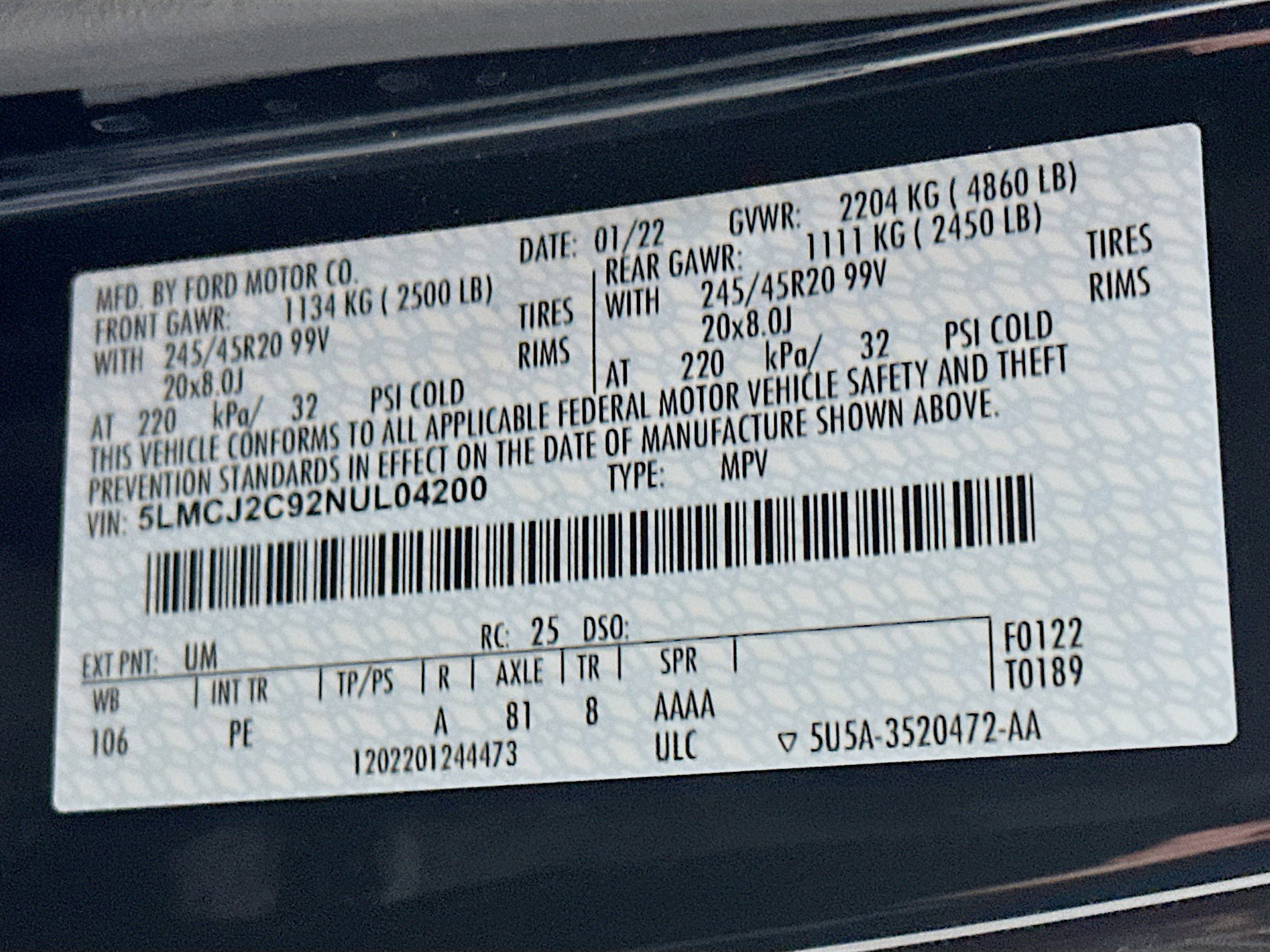 Used 2022 Lincoln Corsair Reserve image 12