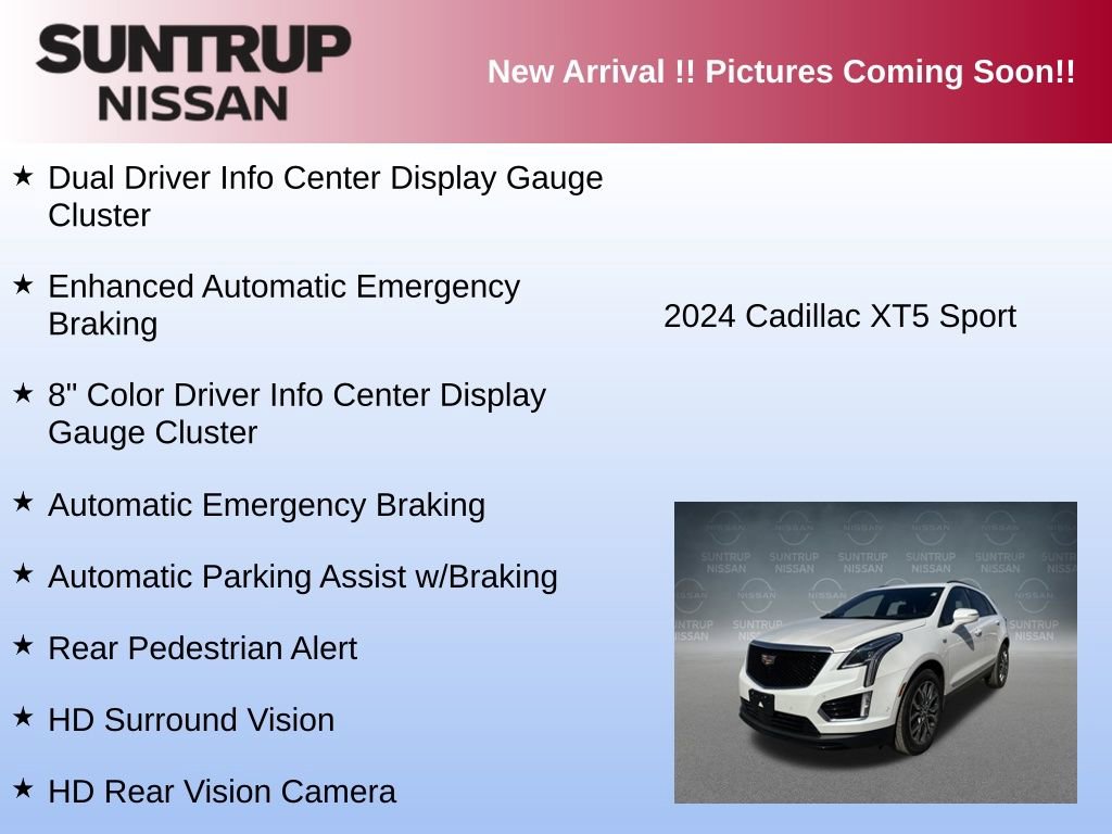 Used 2024 Cadillac XT5 Sportv w/ Technology Package image 23