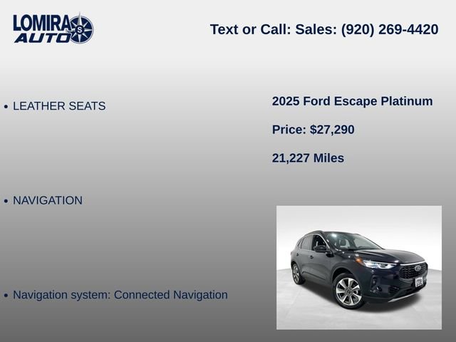 Used 2025 Ford Escape Platinum AWD/4WD image 21