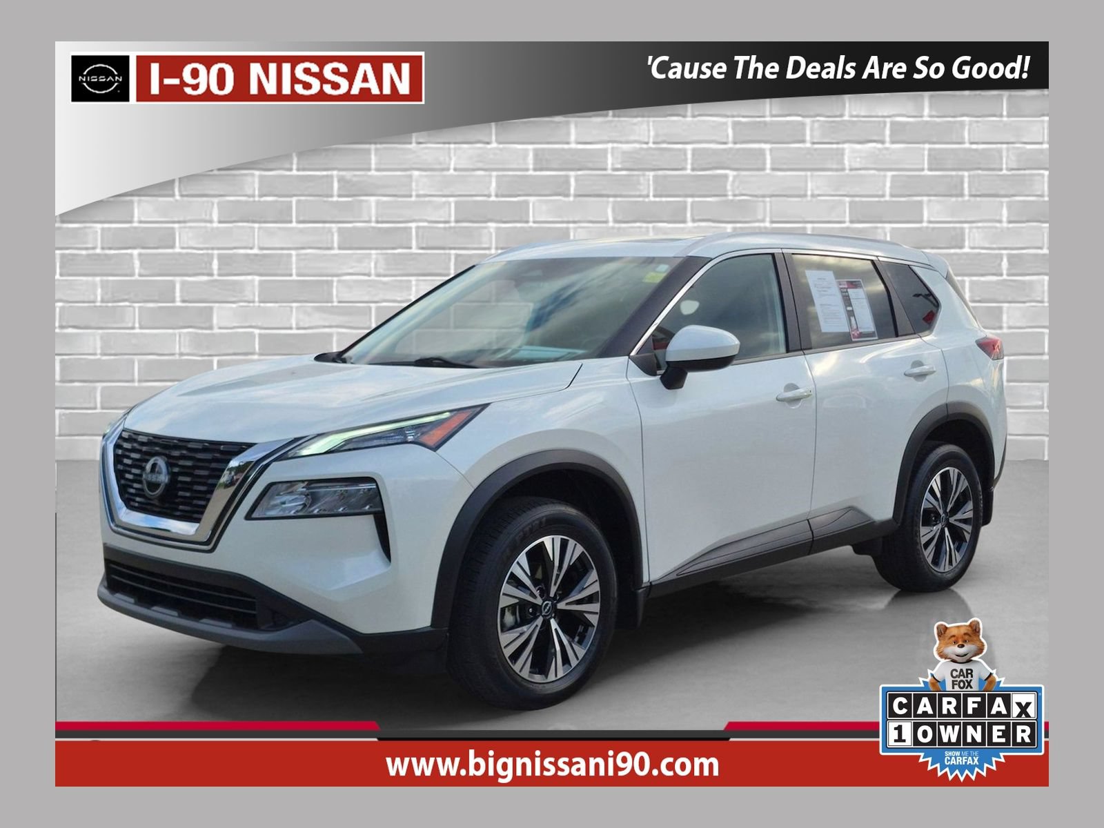 Certified 2023 Nissan Rogue SV w/ SV Premium B Package AWD/4WD image 1