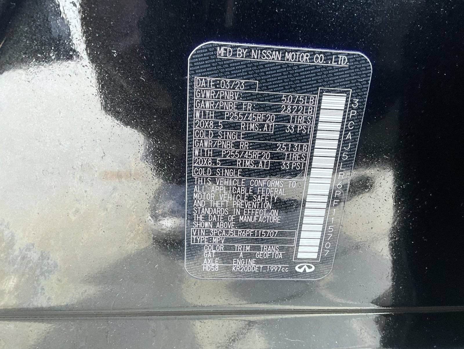 Used 2023 INFINITI QX55 Sensory w/ Lighting Package AWD/4WD image 25