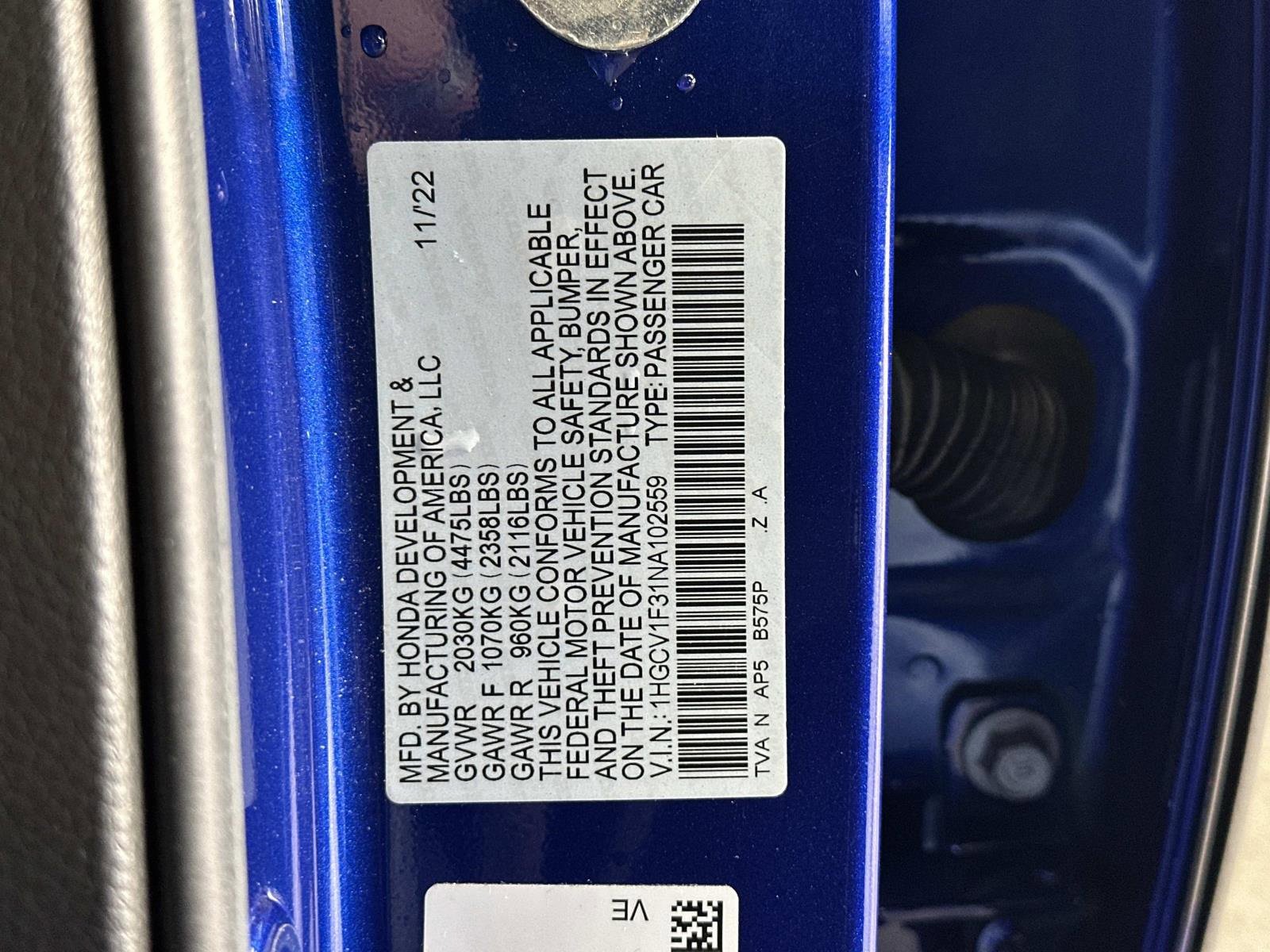 Used 2022 Honda Accord Sport image 30