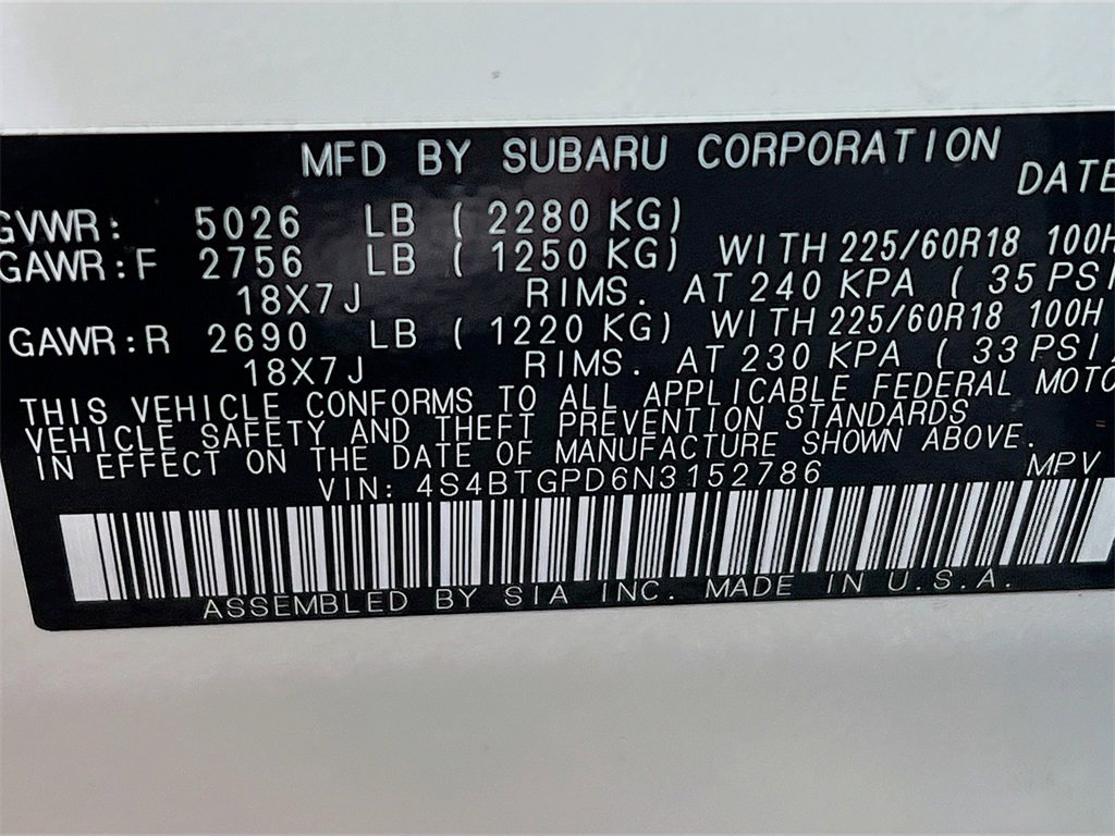 Used 2022 Subaru Outback Touring XT image 28