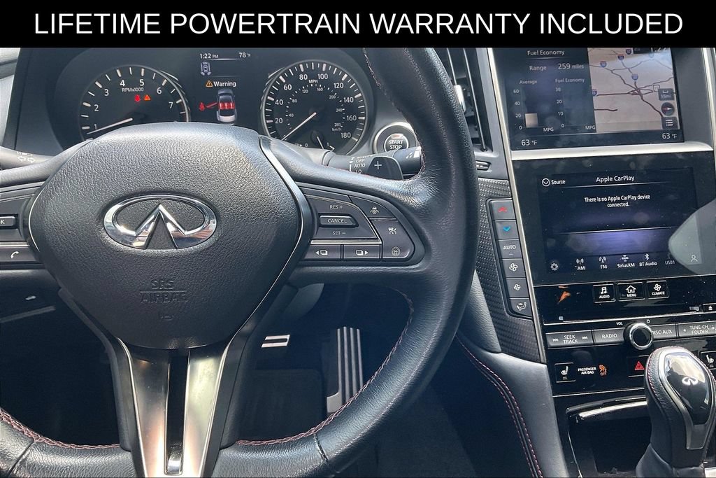 Certified 2024 INFINITI Q50 Red Sport 400 w/ Carbon Fiber Package AWD/4WD image 17