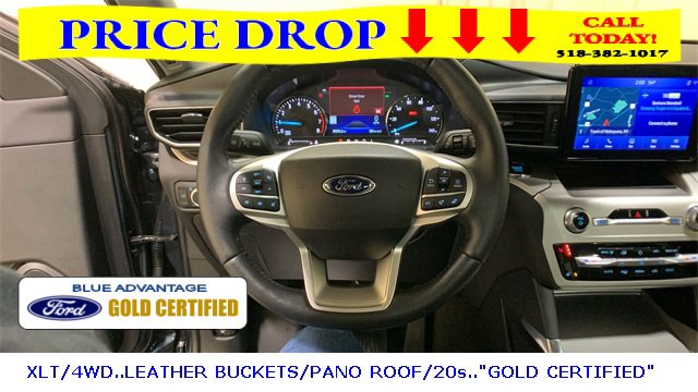 Certified 2022 Ford Explorer XLT w/ Equipment Group 202A image 36