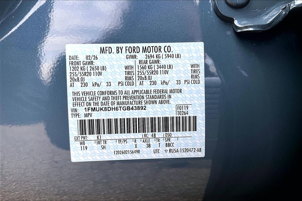 New 2026 Ford Explorer Active w/ Active Comfort Package image 12