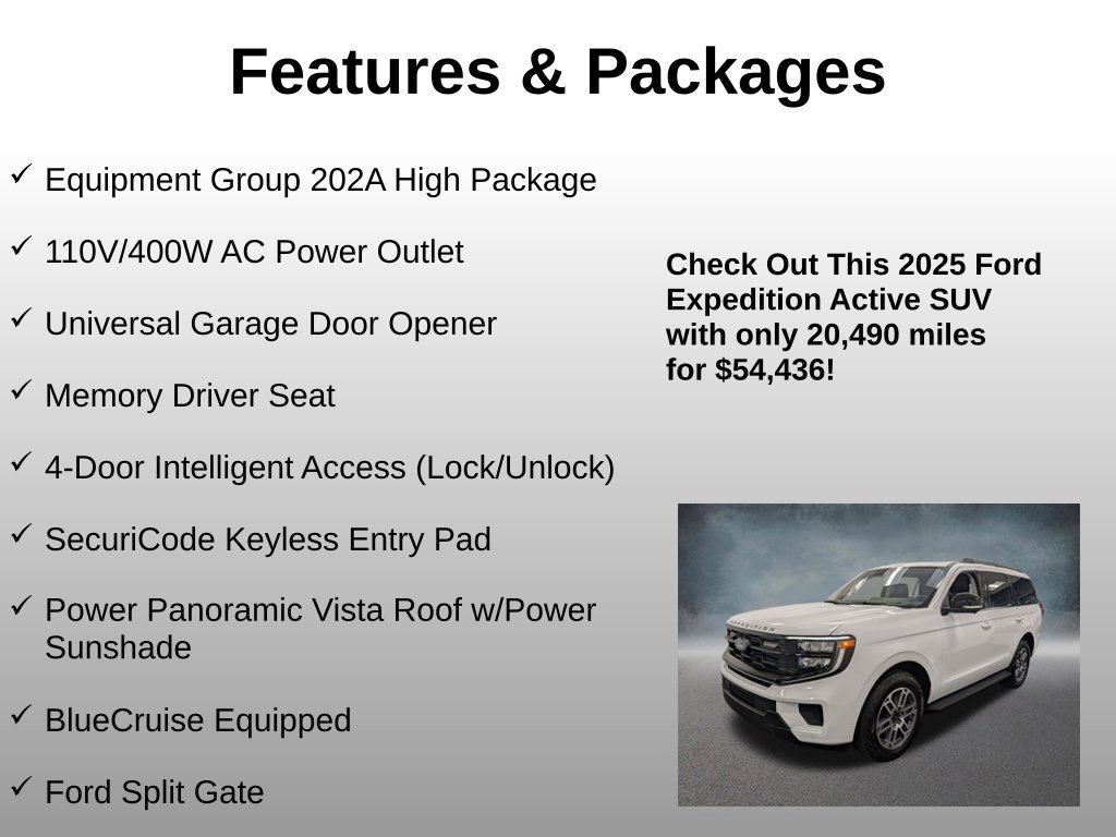 Certified 2025 Ford Expedition Active AWD/4WD image 4