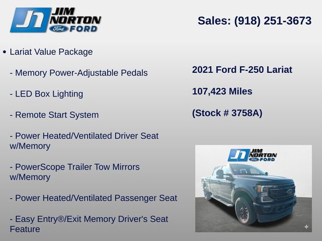 Used 2021 Ford F250 Lariat AWD/4WD image 14